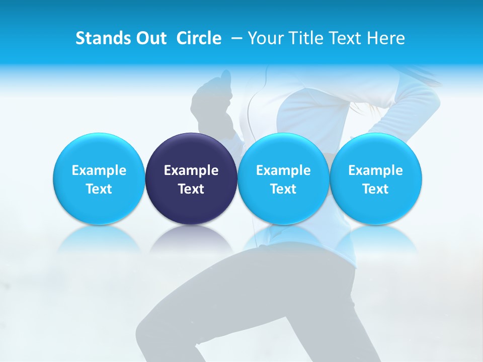 Adult Sportswear Jog PowerPoint Template