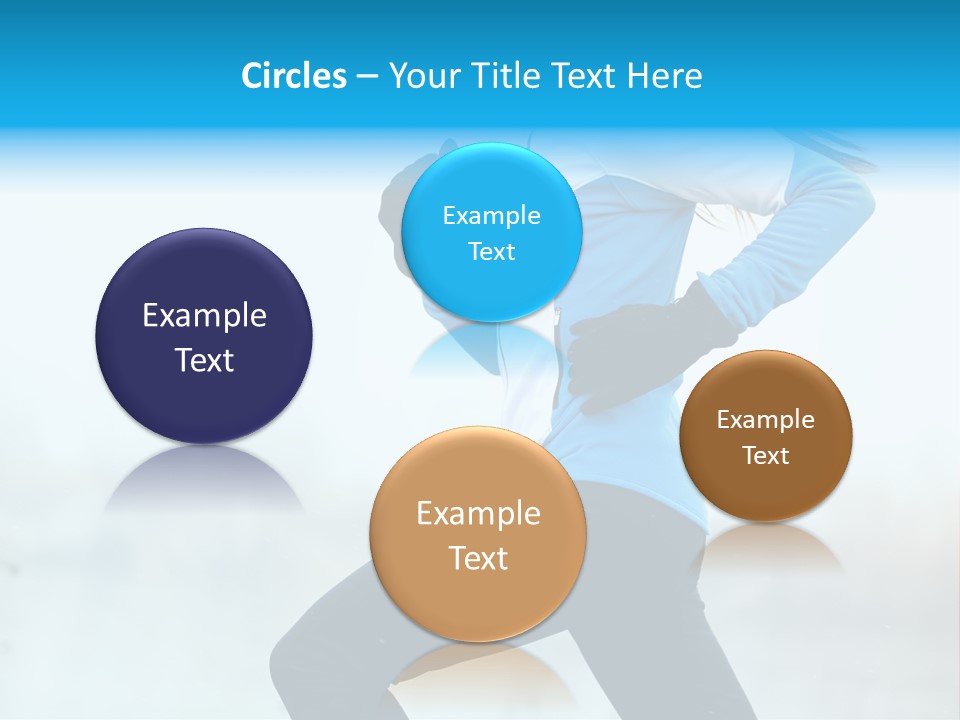 Adult Sportswear Jog PowerPoint Template