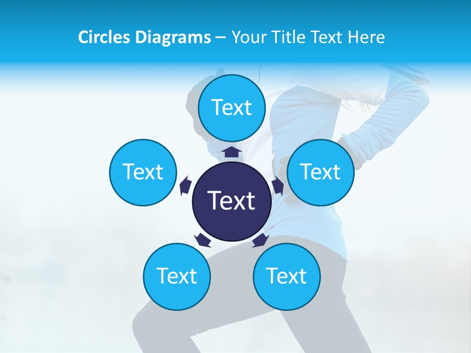 Adult Sportswear Jog PowerPoint Template