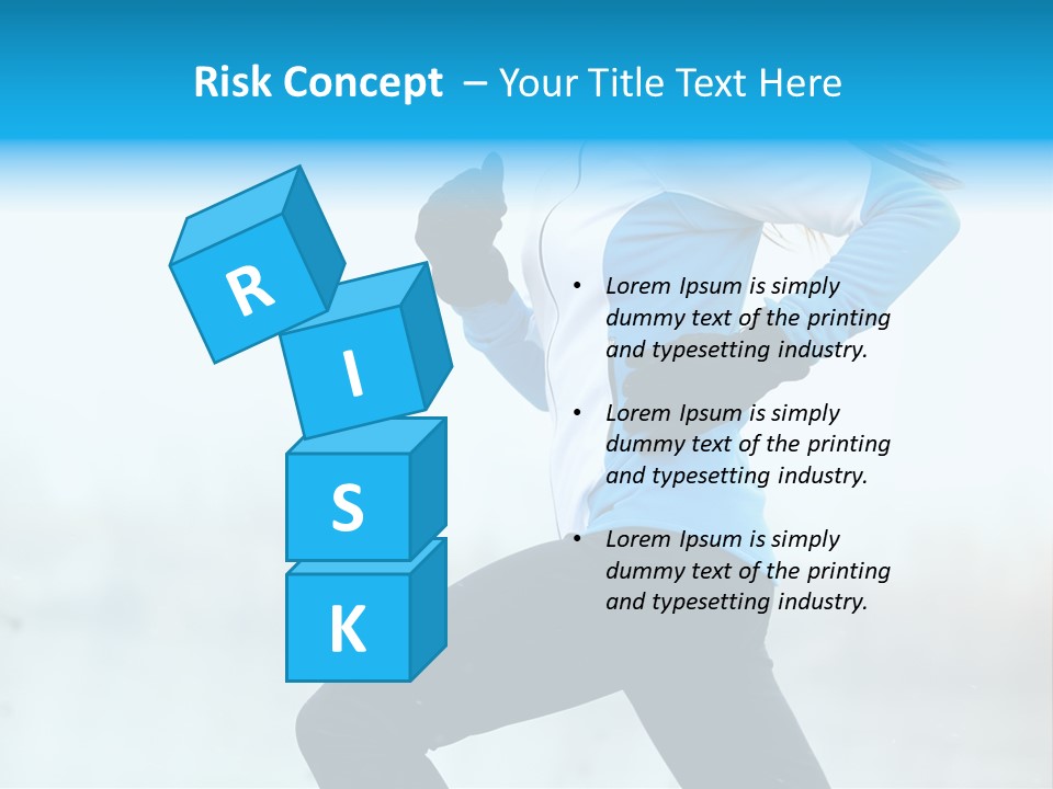 Adult Sportswear Jog PowerPoint Template