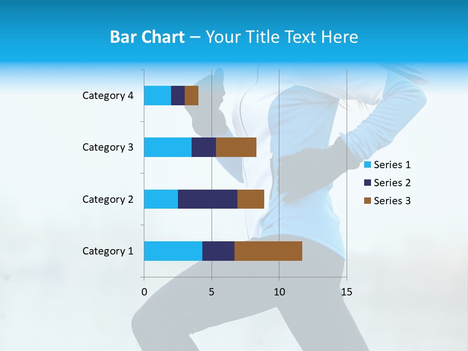 Adult Sportswear Jog PowerPoint Template