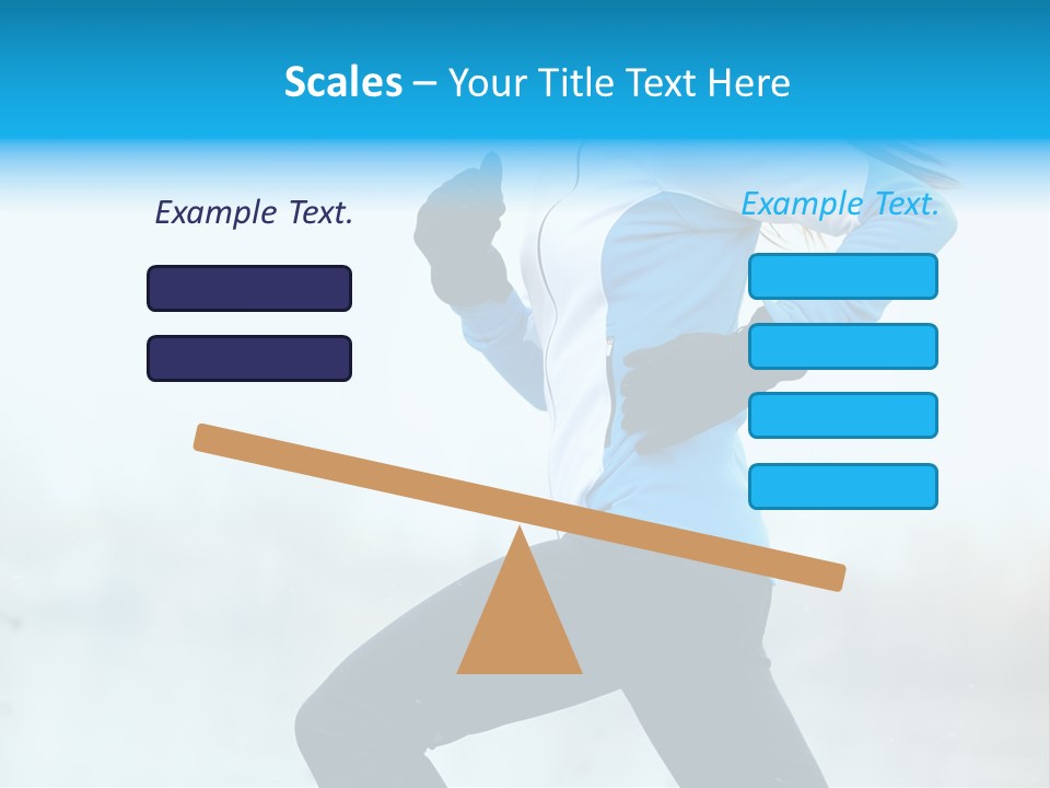 Adult Sportswear Jog PowerPoint Template