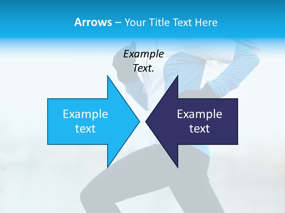 Adult Sportswear Jog PowerPoint Template