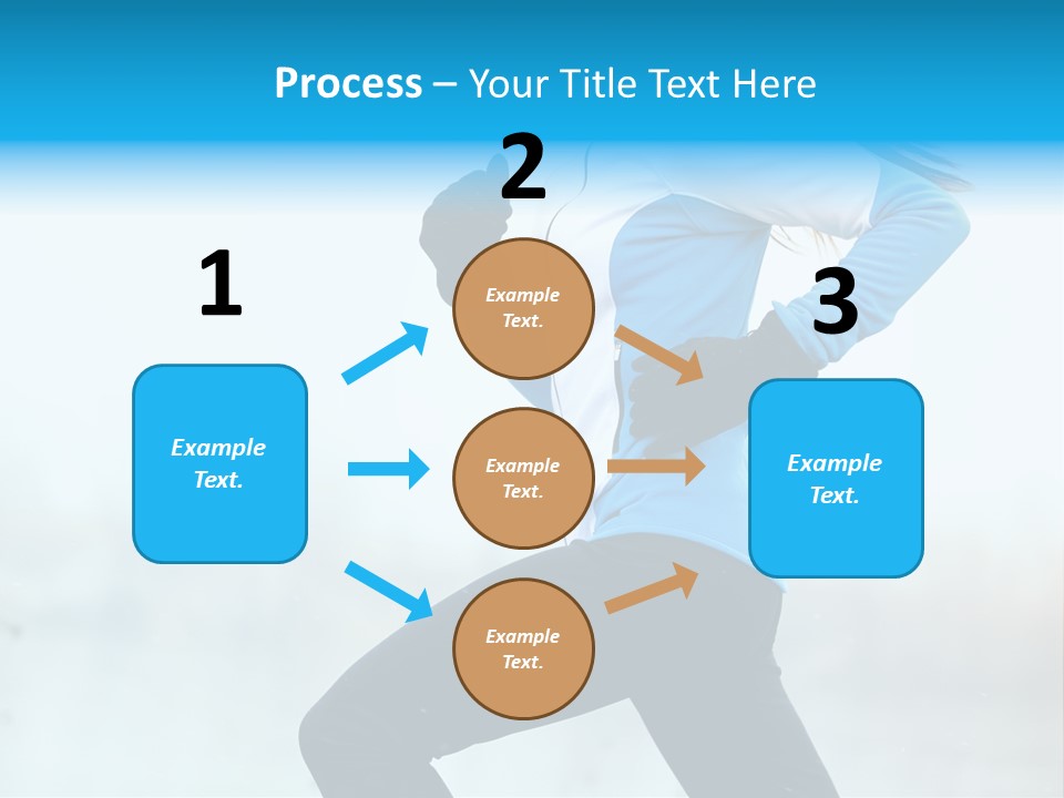 Adult Sportswear Jog PowerPoint Template