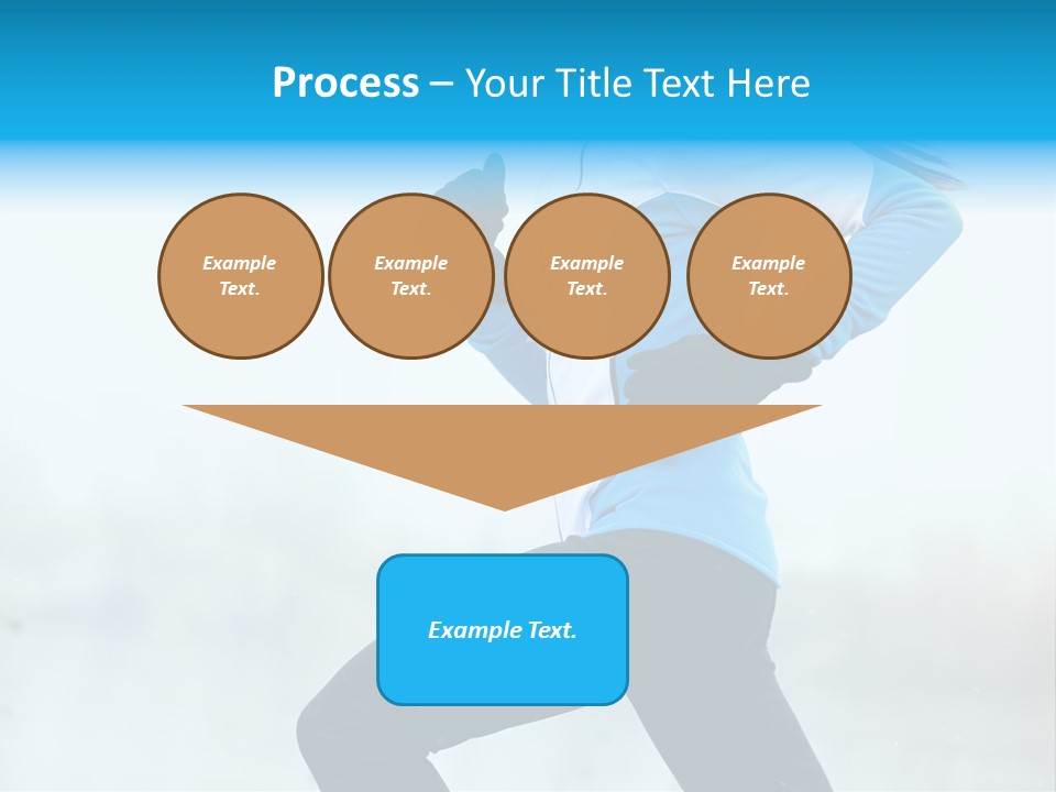 Adult Sportswear Jog PowerPoint Template