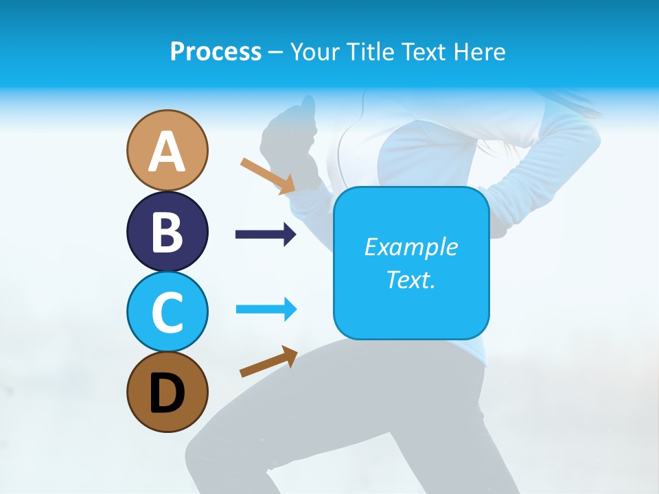 Adult Sportswear Jog PowerPoint Template