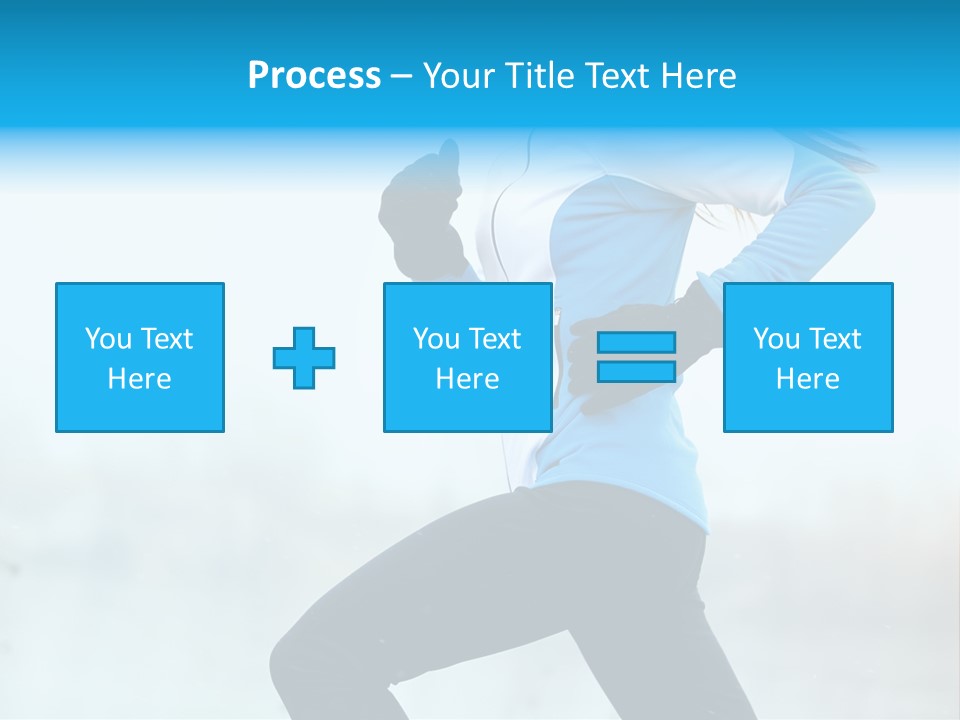 Adult Sportswear Jog PowerPoint Template