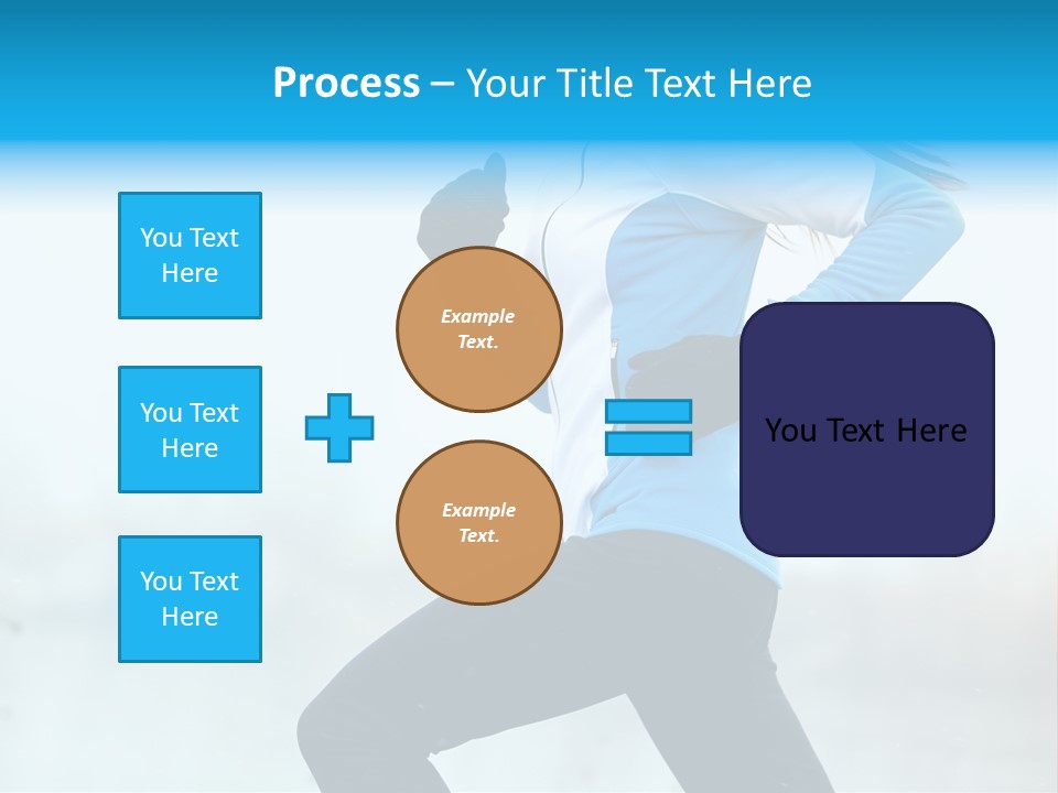 Adult Sportswear Jog PowerPoint Template