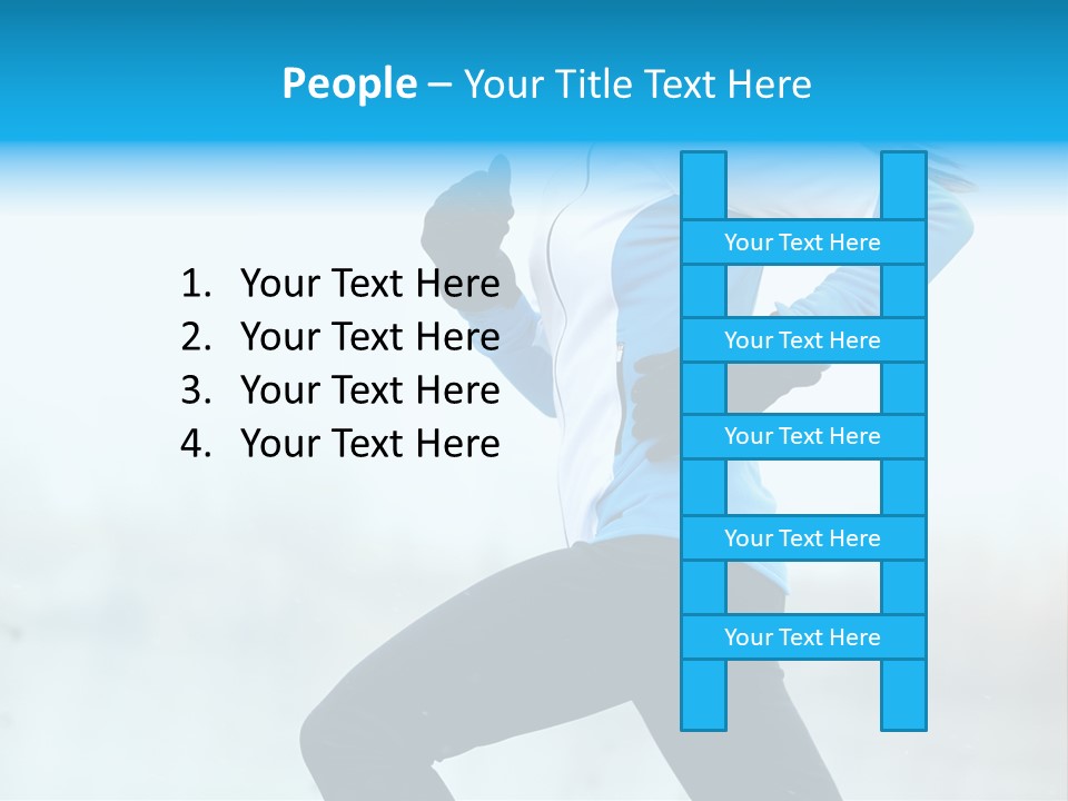 Adult Sportswear Jog PowerPoint Template