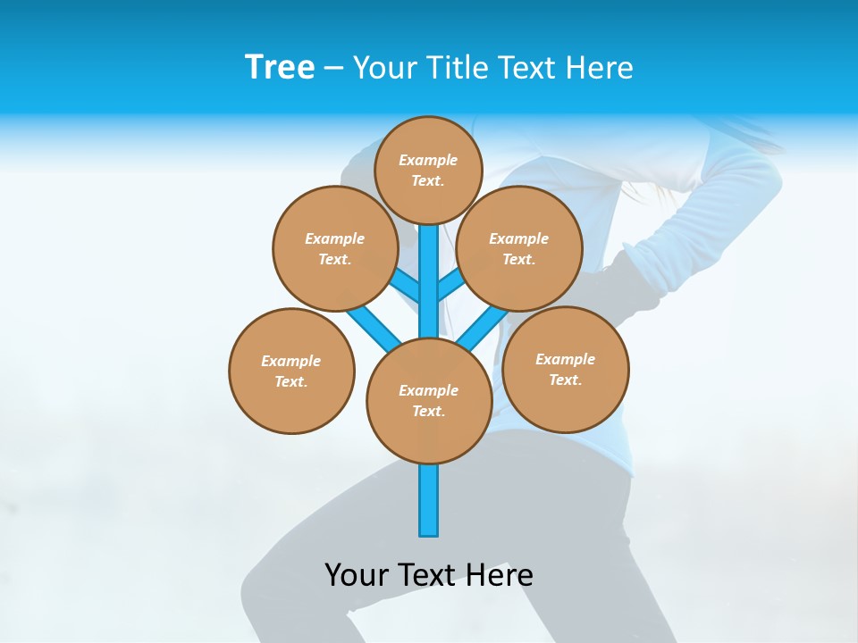 Adult Sportswear Jog PowerPoint Template