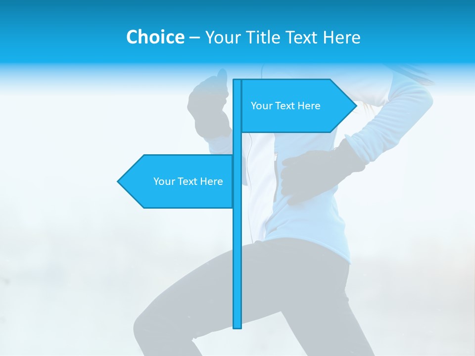 Adult Sportswear Jog PowerPoint Template