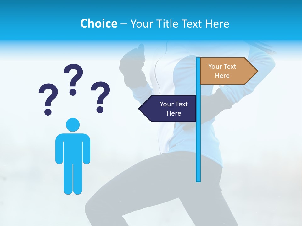 Adult Sportswear Jog PowerPoint Template