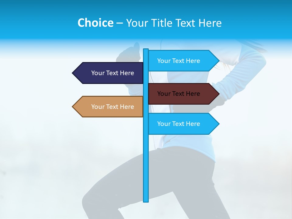 Adult Sportswear Jog PowerPoint Template