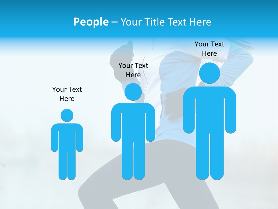 Adult Sportswear Jog PowerPoint Template