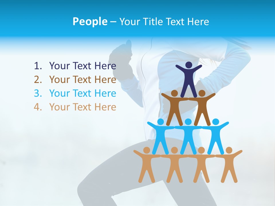 Adult Sportswear Jog PowerPoint Template