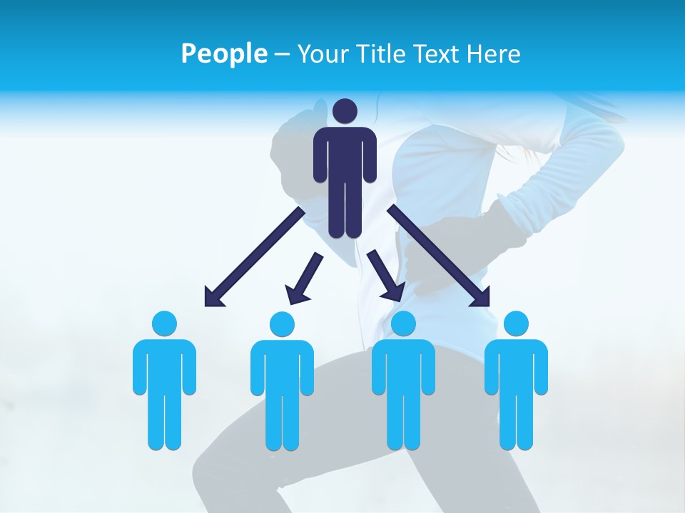 Adult Sportswear Jog PowerPoint Template