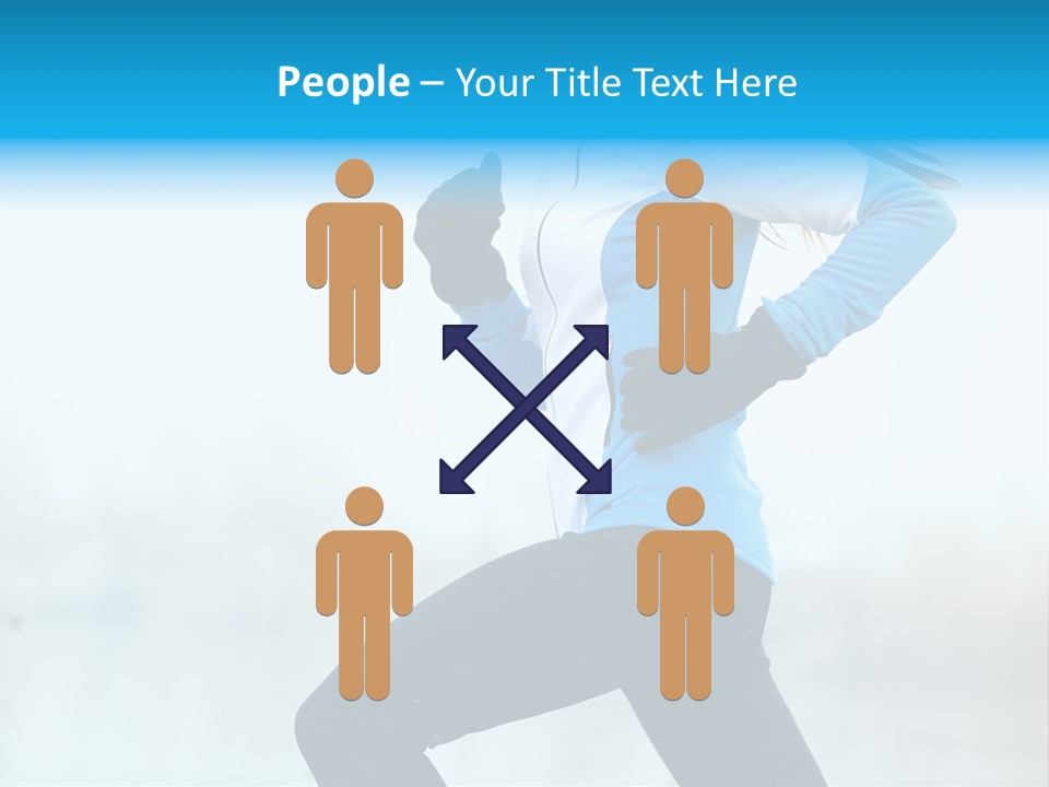 Adult Sportswear Jog PowerPoint Template