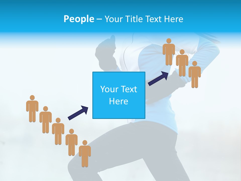 Adult Sportswear Jog PowerPoint Template