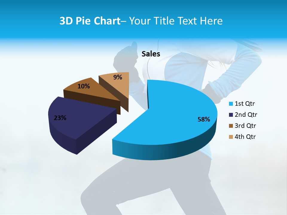 Adult Sportswear Jog PowerPoint Template