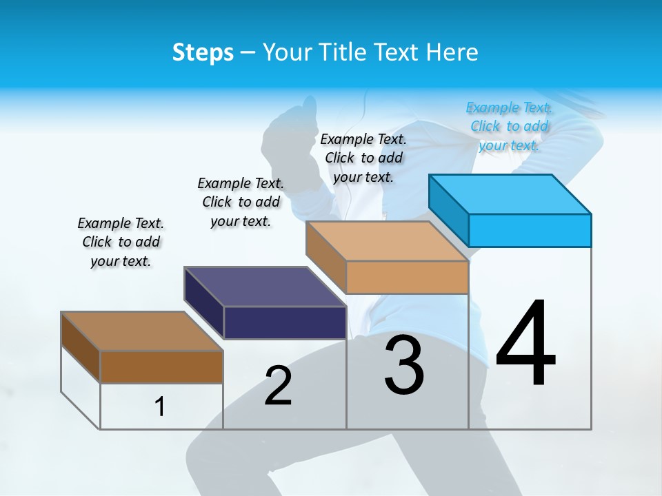 Adult Sportswear Jog PowerPoint Template