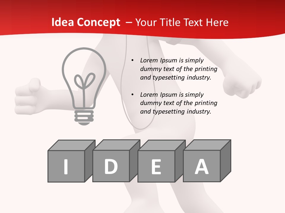 Render Sport Human PowerPoint Template