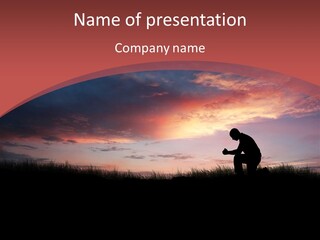 Religion Rain Work PowerPoint Template