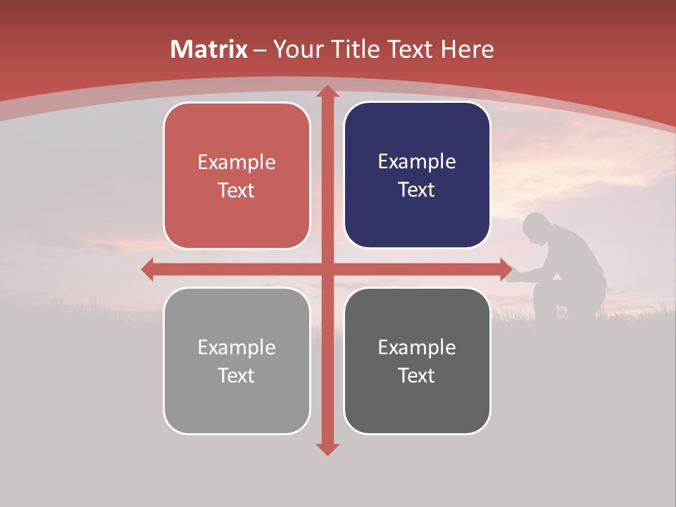 Religion Rain Work PowerPoint Template