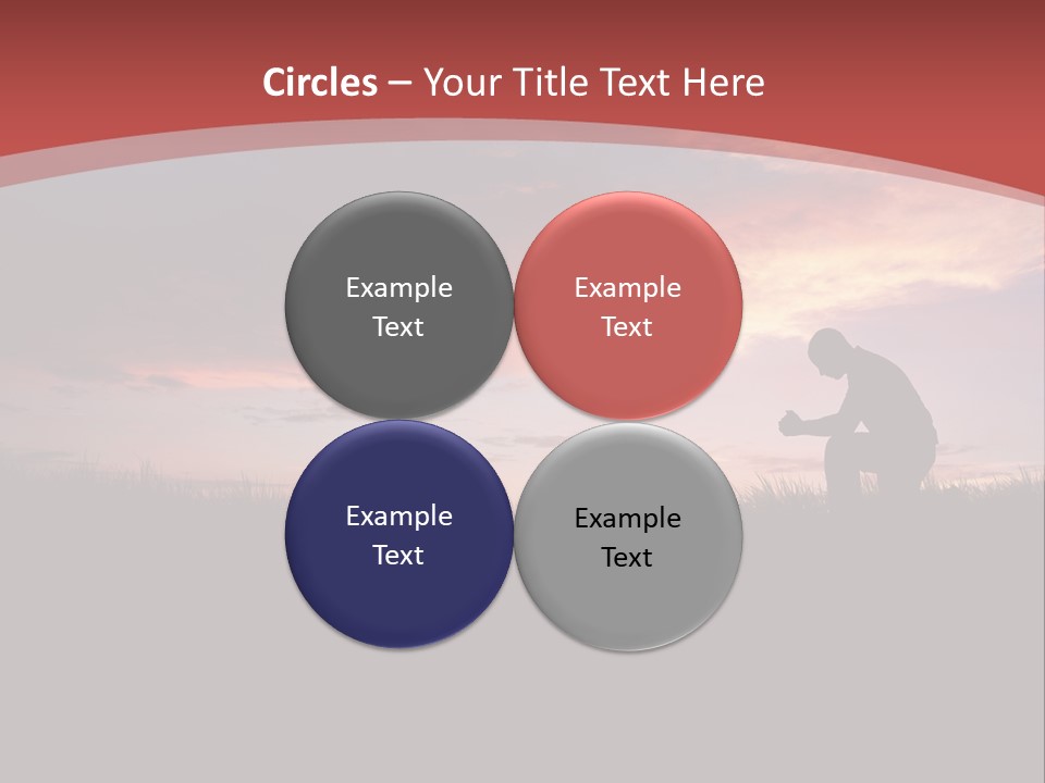 Religion Rain Work PowerPoint Template