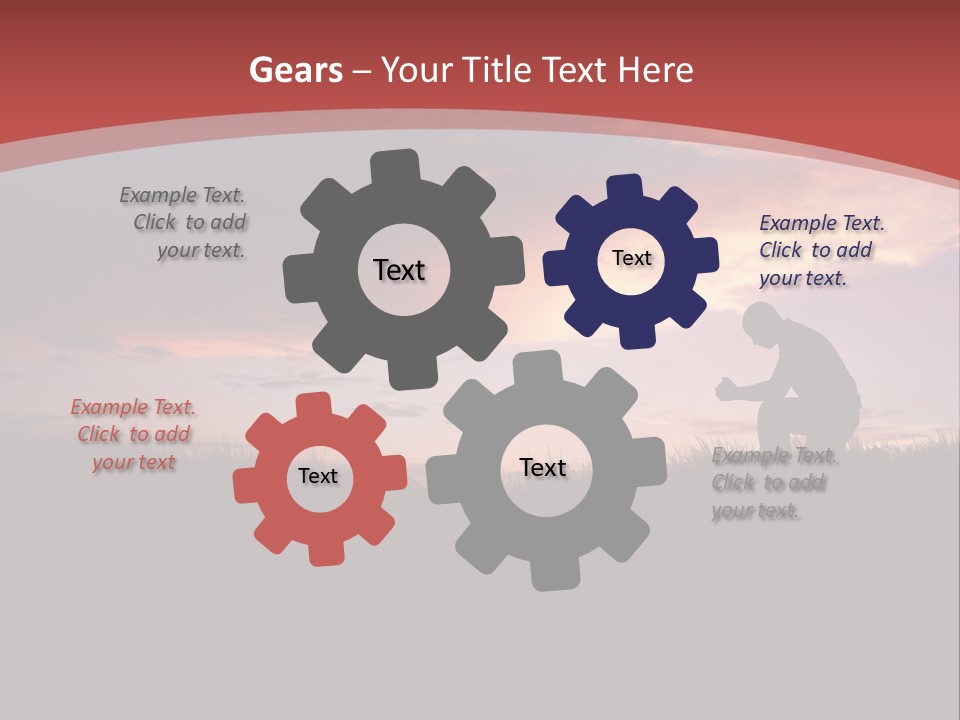 Religion Rain Work PowerPoint Template