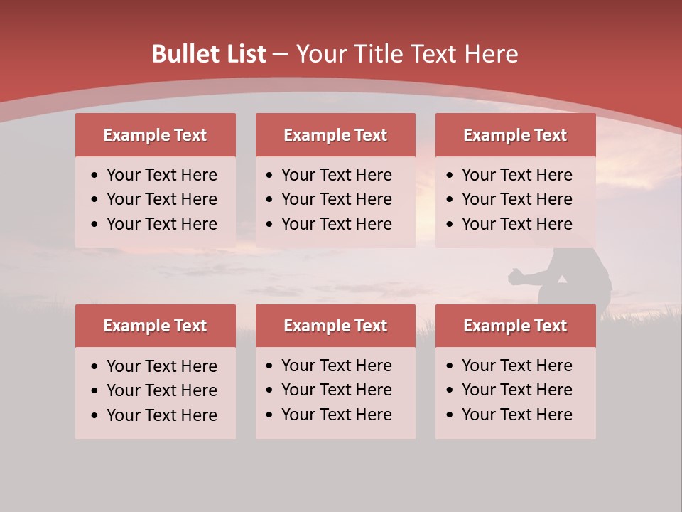 Religion Rain Work PowerPoint Template