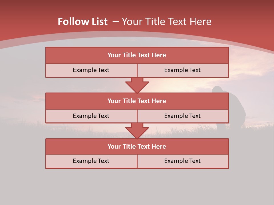 Religion Rain Work PowerPoint Template