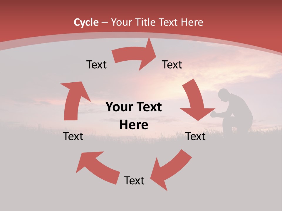 Religion Rain Work PowerPoint Template