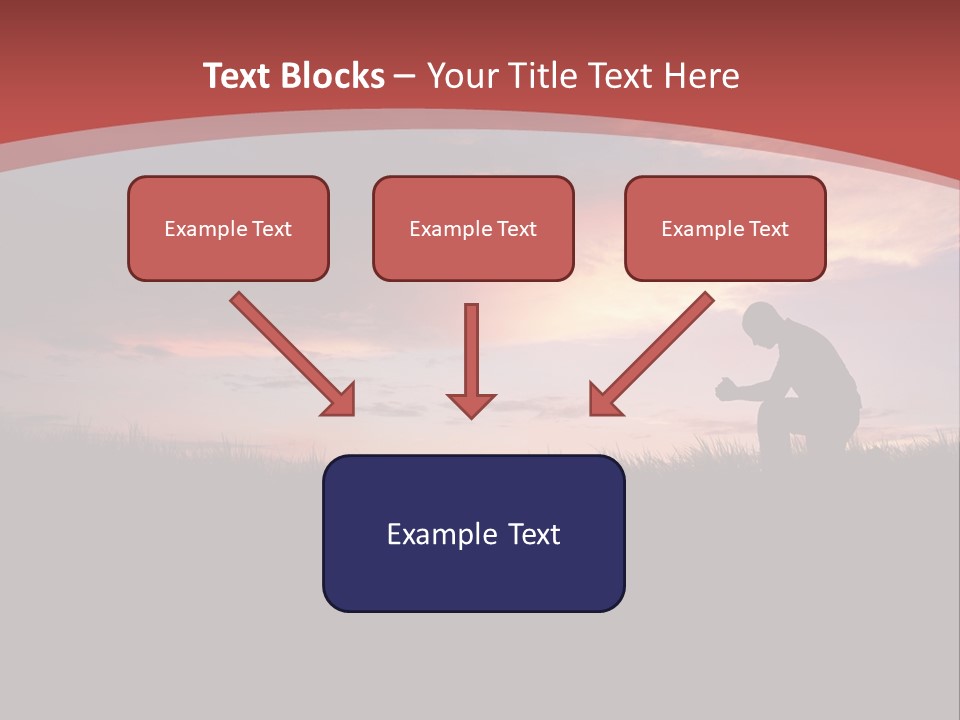 Religion Rain Work PowerPoint Template