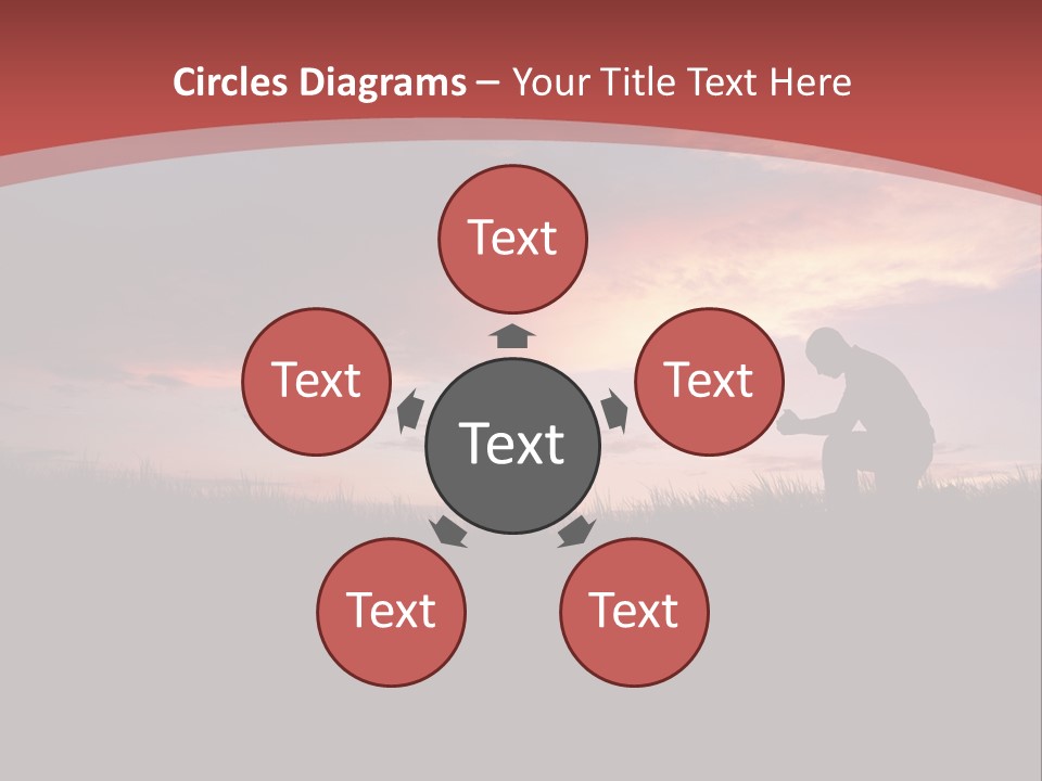 Religion Rain Work PowerPoint Template