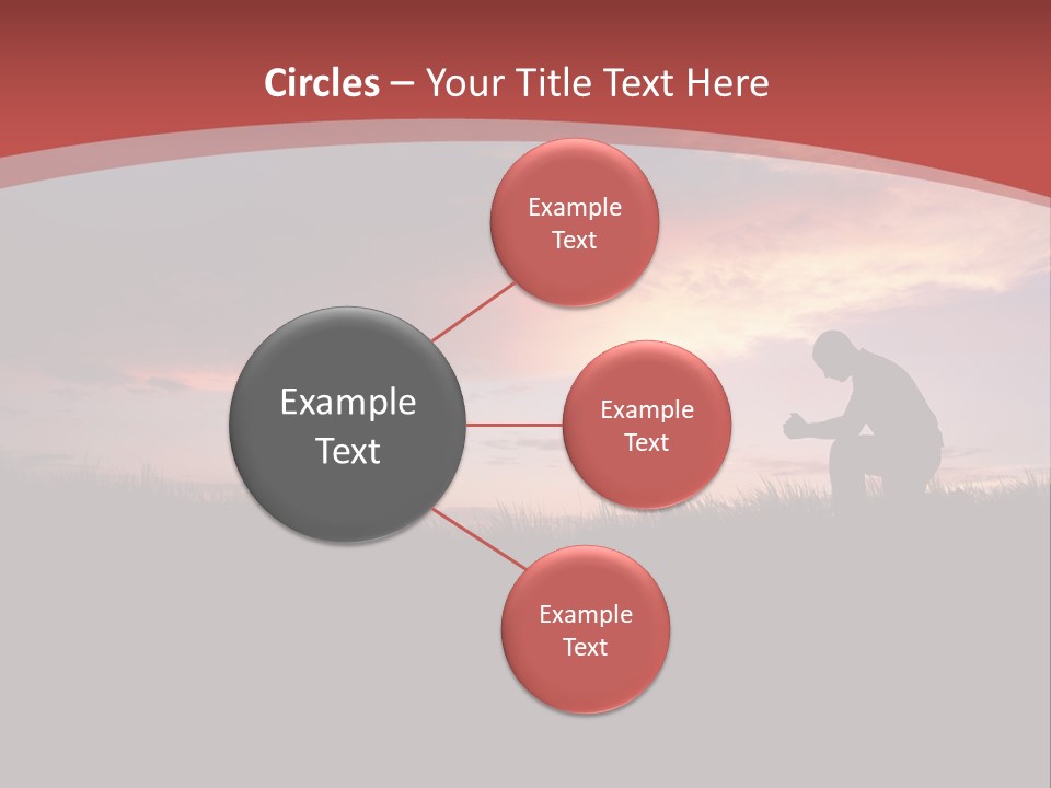 Religion Rain Work PowerPoint Template