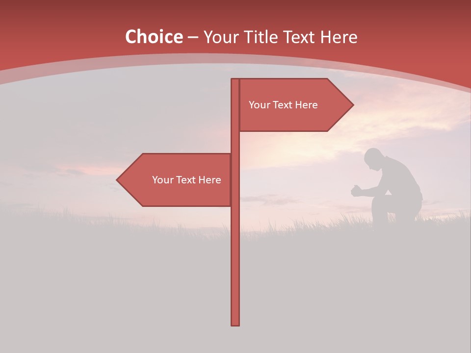 Religion Rain Work PowerPoint Template