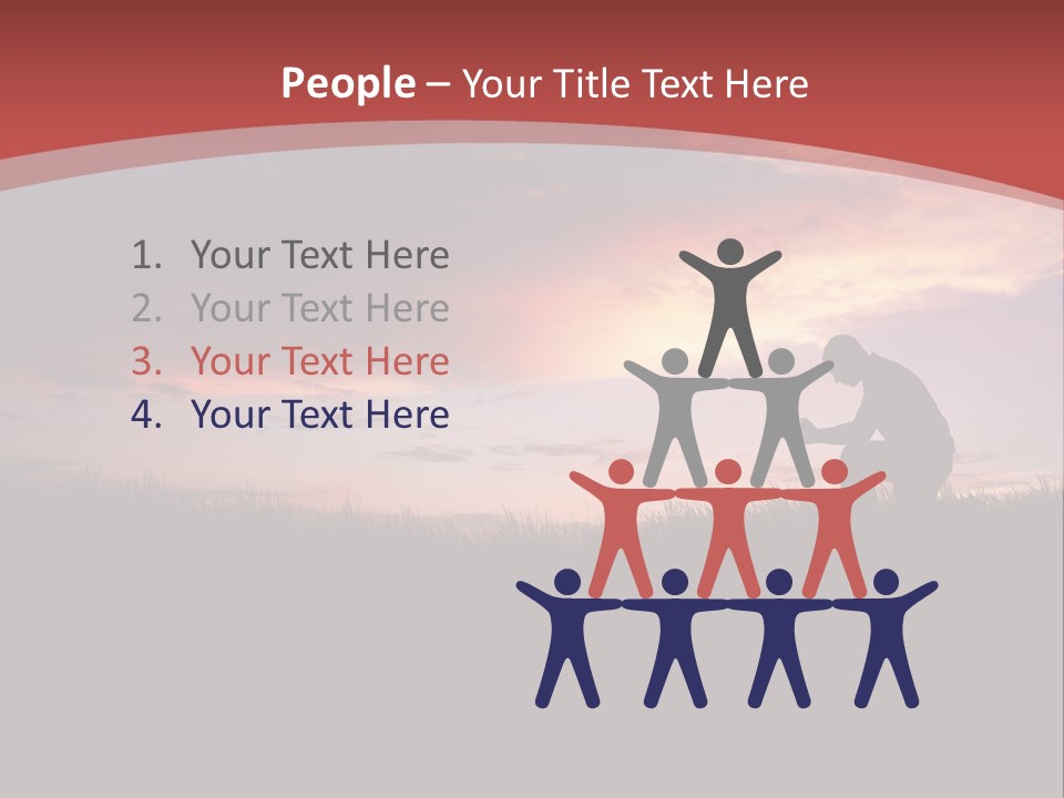 Religion Rain Work PowerPoint Template