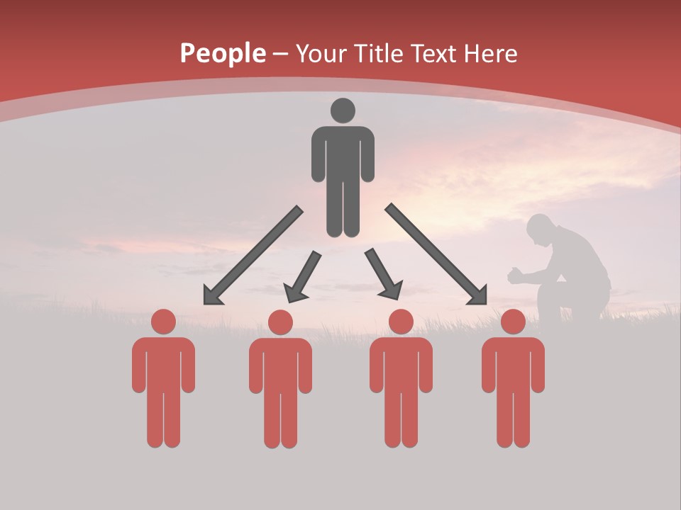 Religion Rain Work PowerPoint Template