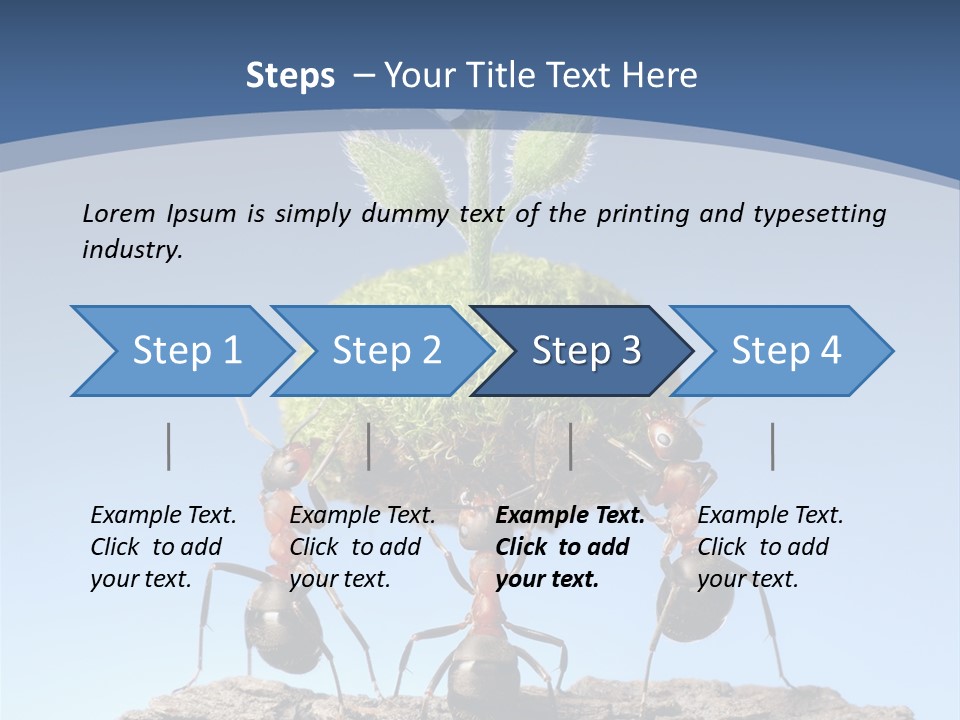 Grass Flower Green PowerPoint Template