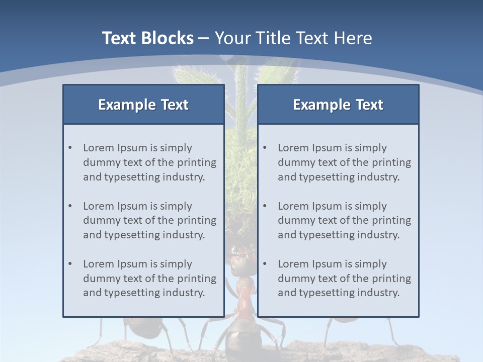 Grass Flower Green PowerPoint Template