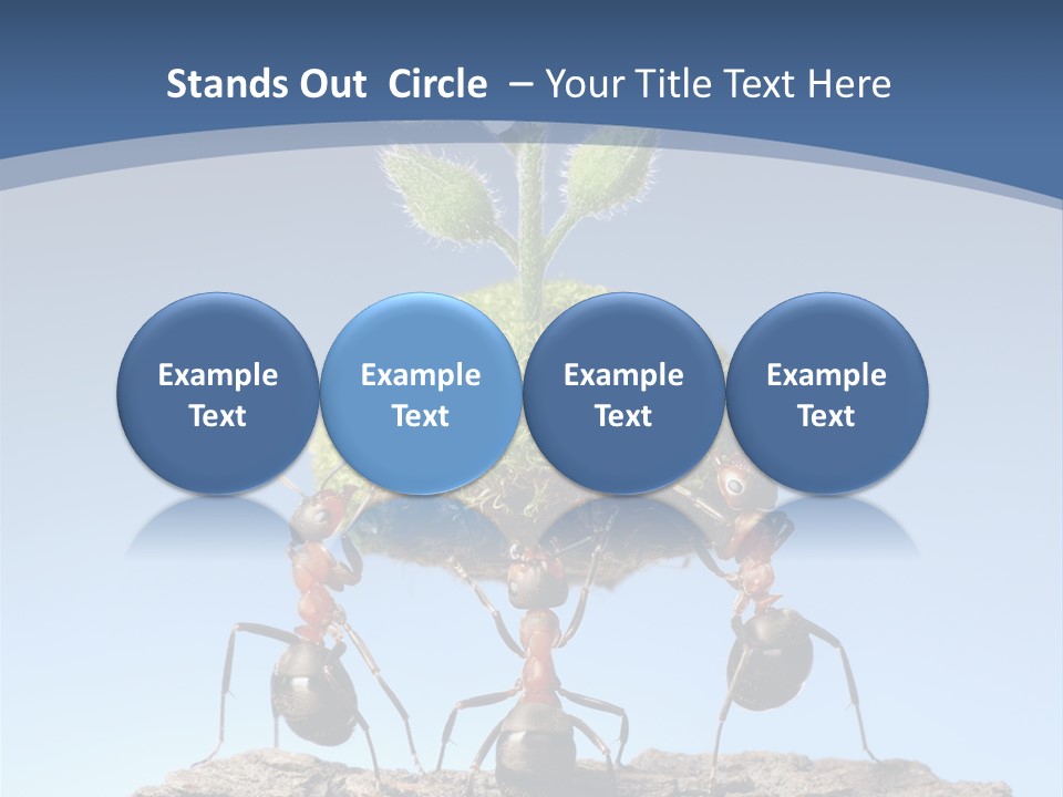 Grass Flower Green PowerPoint Template