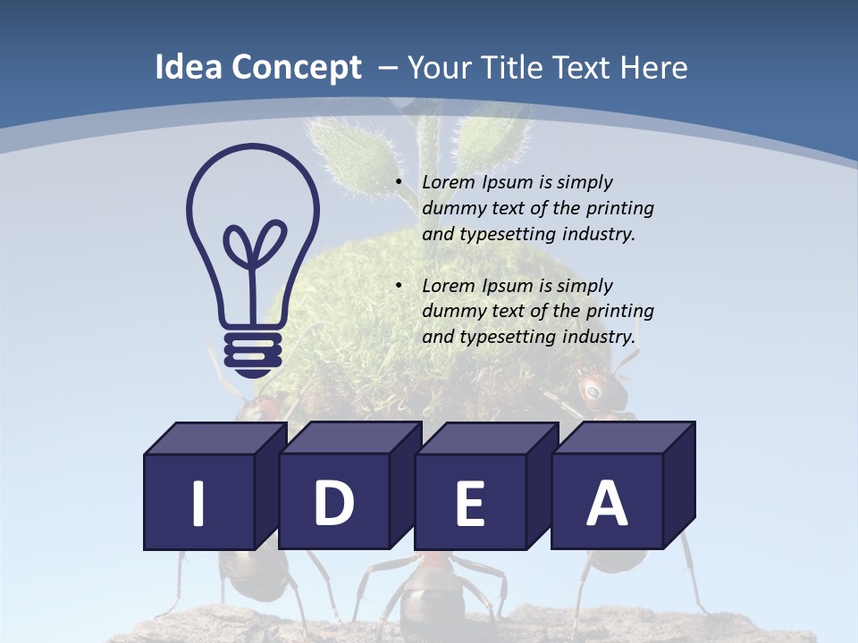 Grass Flower Green PowerPoint Template