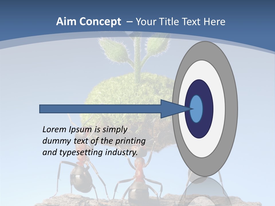 Grass Flower Green PowerPoint Template