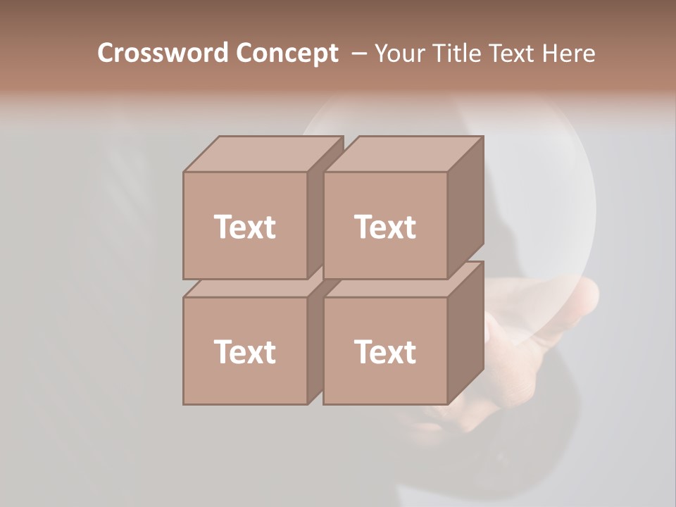 Shadow Magic Ball Glow PowerPoint Template