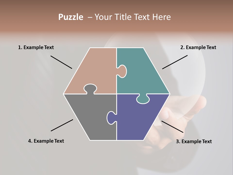 Shadow Magic Ball Glow PowerPoint Template