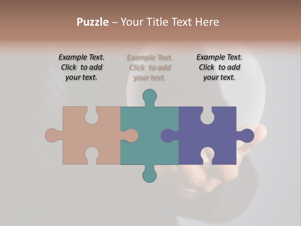 Shadow Magic Ball Glow PowerPoint Template