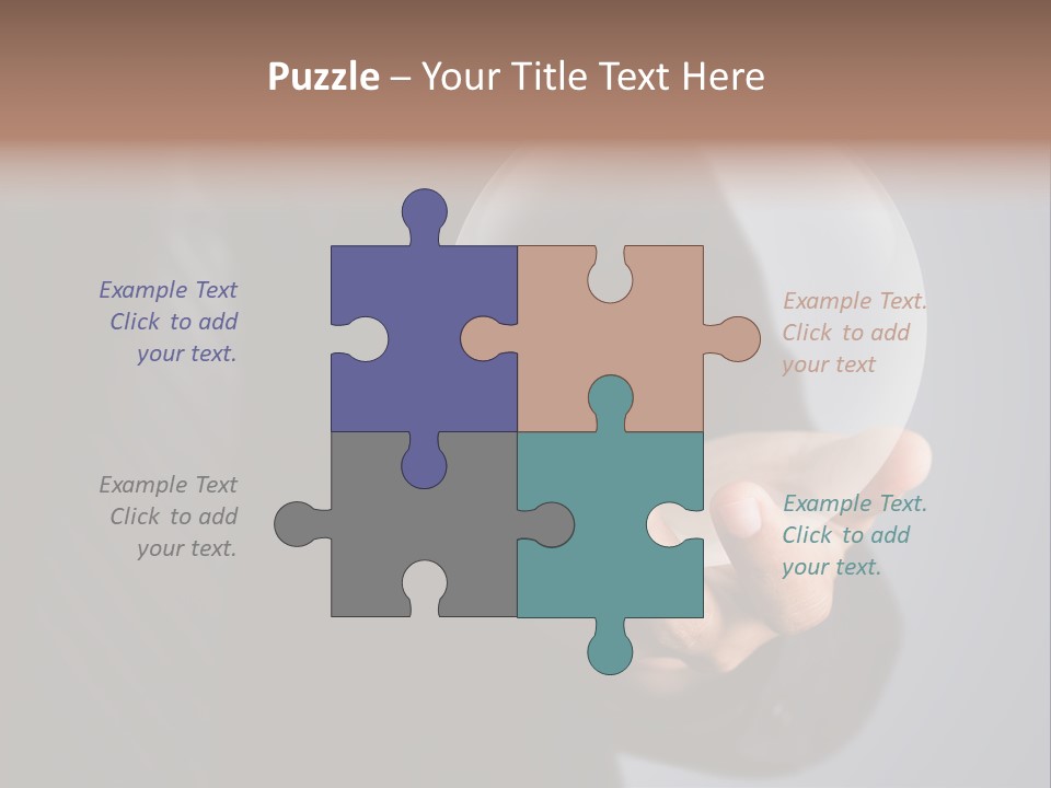 Shadow Magic Ball Glow PowerPoint Template