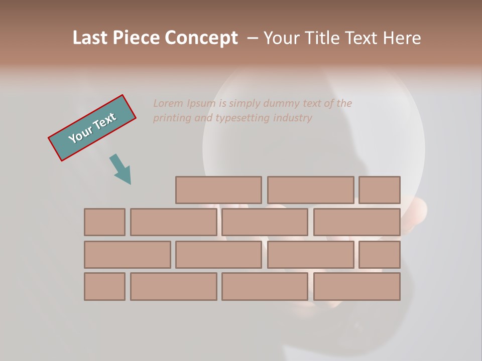 Shadow Magic Ball Glow PowerPoint Template