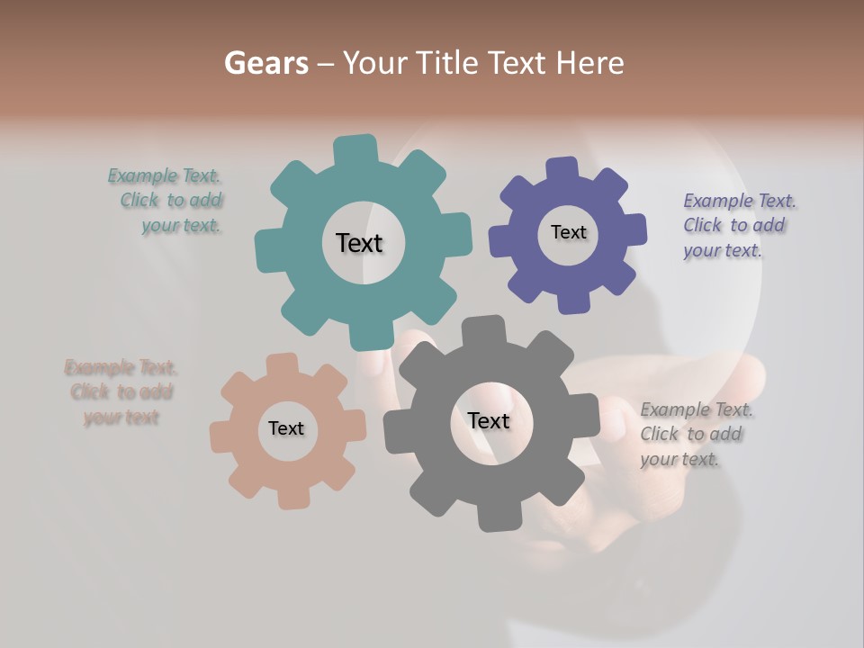 Shadow Magic Ball Glow PowerPoint Template