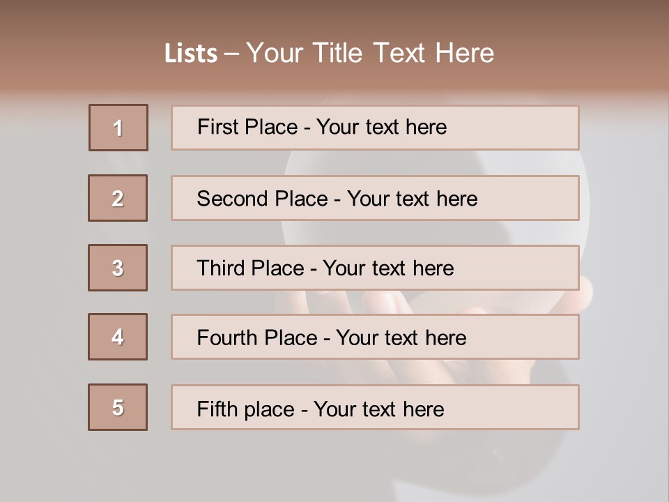 Shadow Magic Ball Glow PowerPoint Template